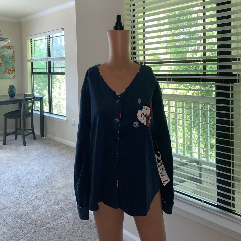 BRAND NWT Premier Intimates Blue Top size L